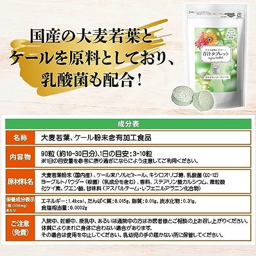 AOBA青汁タブレット 成分・原材料